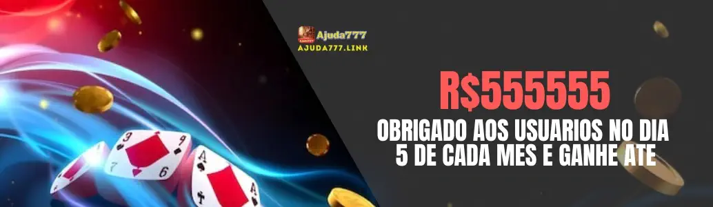 Bônus Ajuda777 cassino